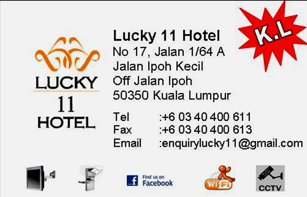 Lucky 11 Hotel Kuala Lumpur Kültér fotó